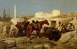 The Oasis by Adolf Schreyer